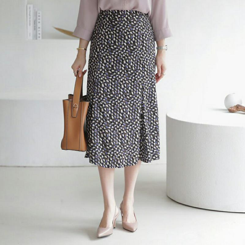 パターンAラインスカート・全2色・b63590 レディース【sk】【韓国 ファッション スカート ロング ロングスカート Aライ