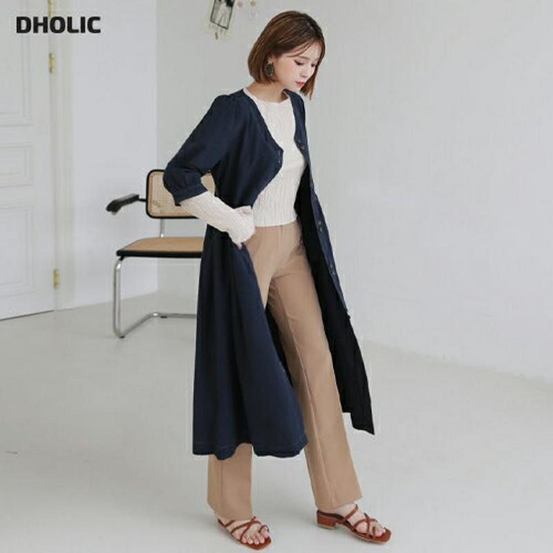 【新作10%OFF】ステッチボタンワンピース・全3色・t60562 レディース【ops】【韓国 ファッション ワンピース ロング