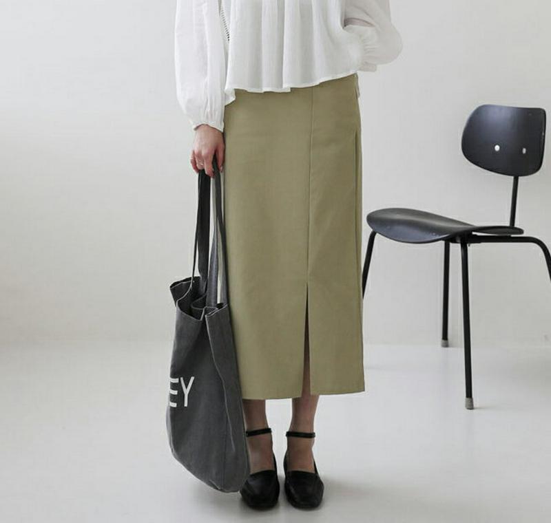 【新作10%OFF】スリットHラインスカート・全3色・t60564 レディース【sk】【韓国 ファッション ボトムス スカート 