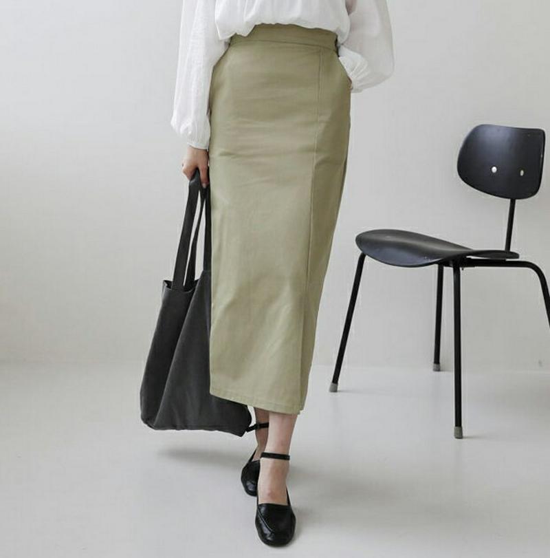【新作10%OFF】スリットHラインスカート・全3色・t60564 レディース【sk】【韓国 ファッション ボトムス スカート 