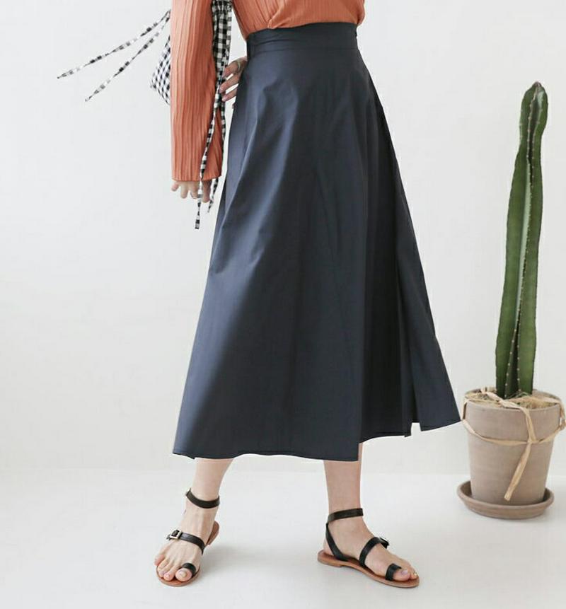 【新作10%OFF】フレアスリットスカート・全4色・b60565 レディース【sk】【韓国 ファッション ボトムス スカート ロ