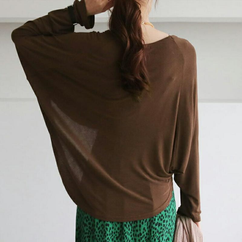 【新作10%OFF】ラグランラウンドヘムTシャツ・全6色・b63547 レディース【tops】【韓国 ファッション トップス T