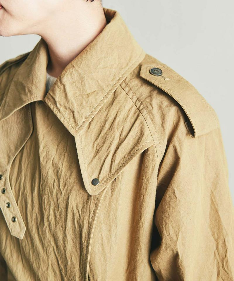 ○C/NyウエザーEDODAKIモーターサイクルコート（cardo fabrica）
