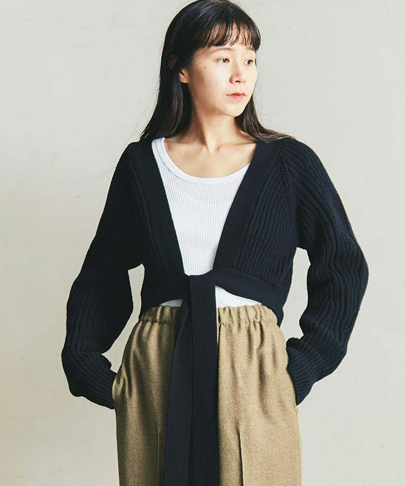 ○2/16 Cotton/Acrylic 5Gショートカーディガン（nitca）