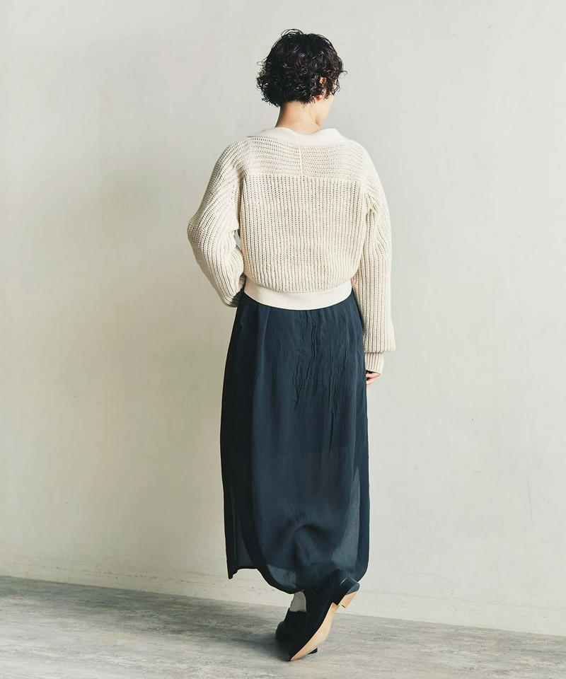 ○2/16 Cotton/Acrylic 5Gショートカーディガン（nitca）