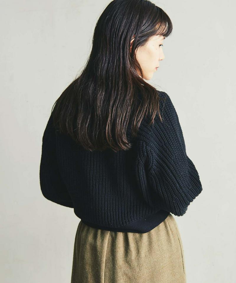 ○2/16 Cotton/Acrylic 5Gショートカーディガン（nitca）