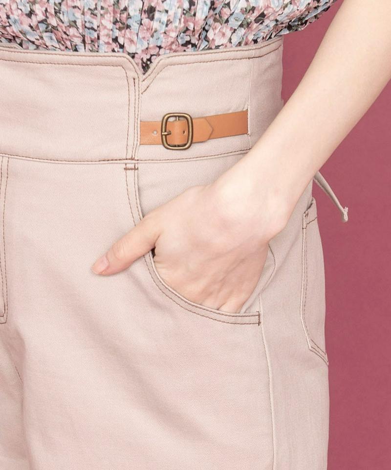 デニムステッチバギーパンツ
