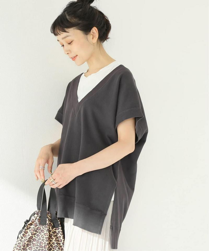 ピグメントVネックスウェットベストプルオーバー◆（JOURNAL STANDARD relume）