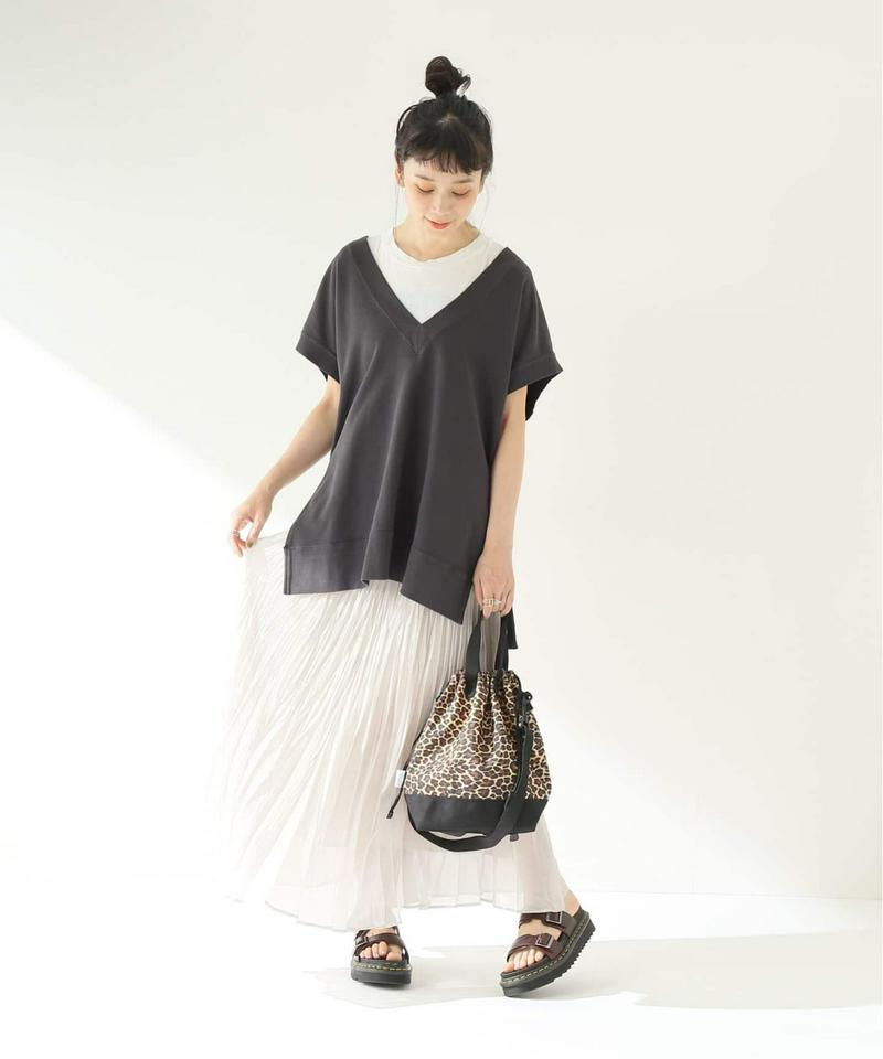 ピグメントVネックスウェットベストプルオーバー◆（JOURNAL STANDARD relume）