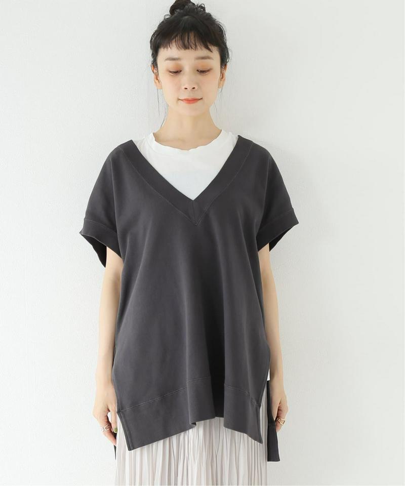ピグメントVネックスウェットベストプルオーバー◆（JOURNAL STANDARD relume）