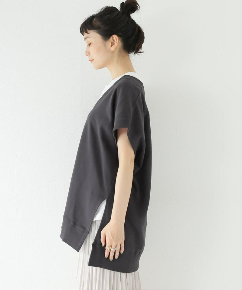 ピグメントVネックスウェットベストプルオーバー◆（JOURNAL STANDARD relume）