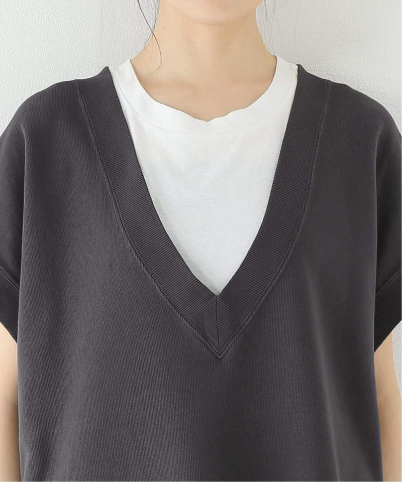 ピグメントVネックスウェットベストプルオーバー◆（JOURNAL STANDARD relume）
