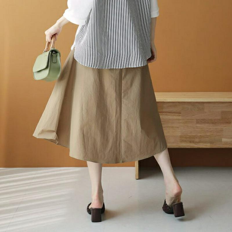 【配送遅延】【新作10%OFF】ドロストフレアスカート・全2色・t63628 レディース【sk】【韓国 ファッション スカート 