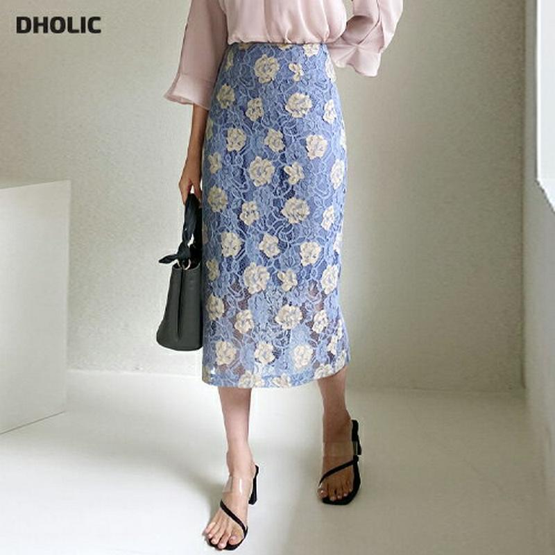 【配送遅延】【新作10%OFF】フラワーレーススカート・全2色・t60600 レディース【sk】【韓国 ファッション ボトムス 