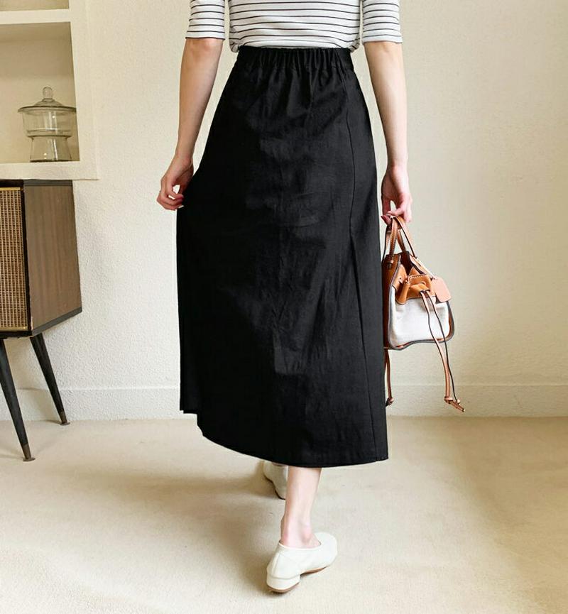 【配送遅延】【新作10%OFF】Aラインポケットスカート・全2色・t60598 レディース【sk】【韓国 ファッション ボトムス