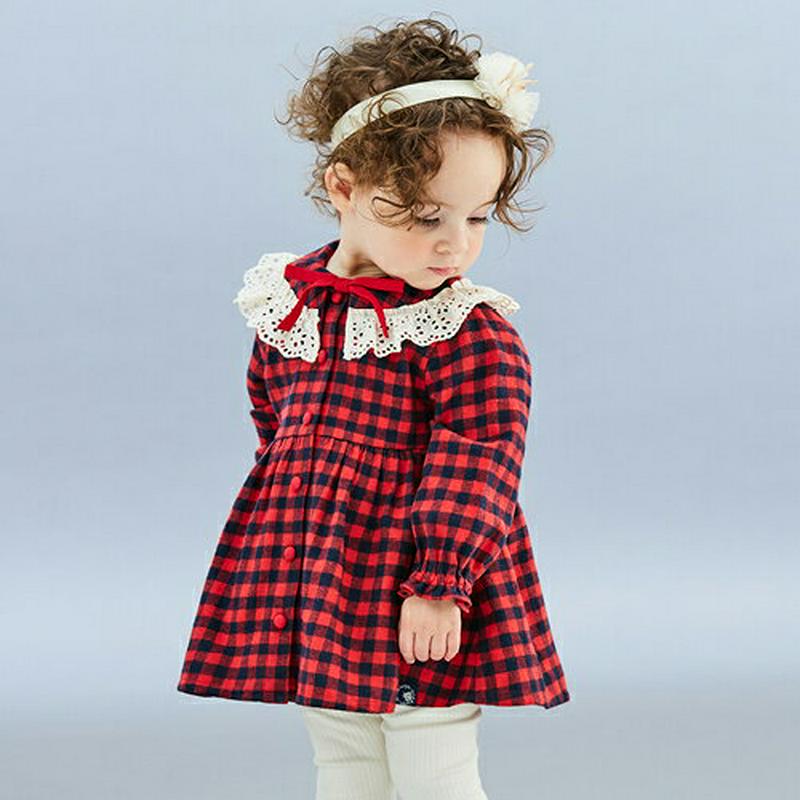 【新作10%OFF】レースカラーボックスチェックブラウス・p004885 キッズ【3~8才】【bl】【トップス ブラウス 長袖 