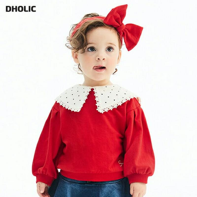 【新作10%OFF】Smile刺繍ドットカラースウェット・p004870 キッズ【3~8才】【tops】【トップス スウェット 
