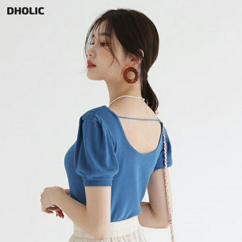 【配送遅延】ストラップラウンドニット・全3色・b56606 レディース【tops】【韓国 ファッション トップス ニット ニット