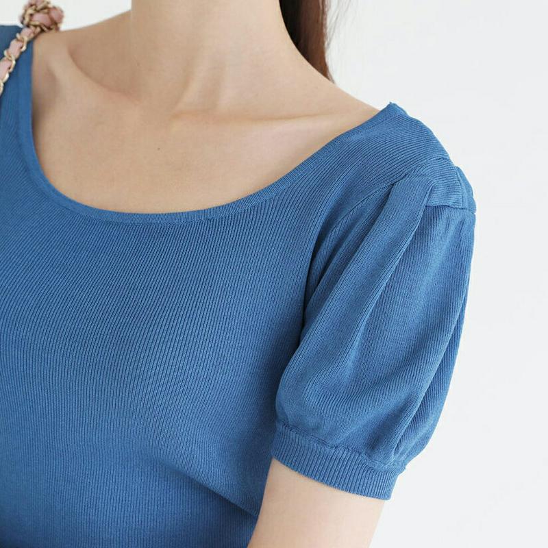 【配送遅延】ストラップラウンドニット・全3色・b56606 レディース【tops】【韓国 ファッション トップス ニット ニット
