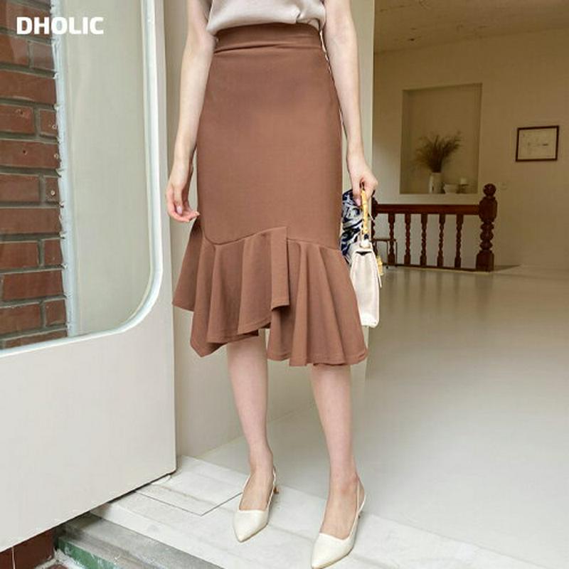 イージーマーメイドスカート・全3色・b60599 レディース【sk】【韓国 ファッション ボトムス スカート ミディ丈 マーメイ