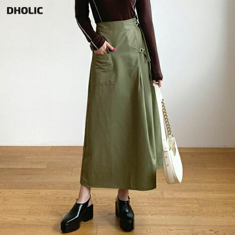 【配送遅延】【新作10%OFF】サイドベルトポケットスカート・全2色・t47941 レディース【sk】【韓国 ファッション スカ