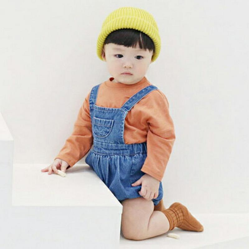 【新作10%OFF】デイリー長袖Tシャツ・p004897 キッズ【0~2才】【tops】【トップス Tシャツ 長袖 ロンT 単色