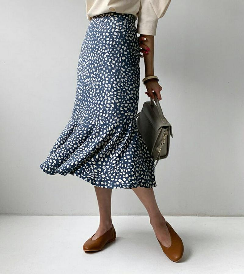 【配送遅延】【新作10%OFF】レオパードパターンフレアスカート・全3色・b47939 レディース【sk】【韓国 ファッション 