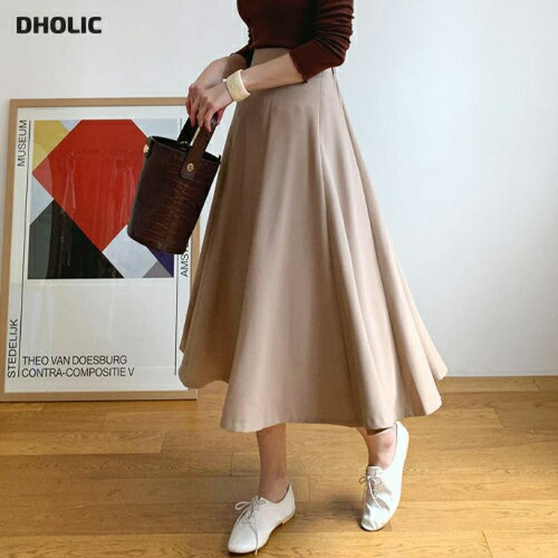 【配送遅延】【新作10%OFF】バックゴムフレアスカート・全4色・b47940 レディース【sk】【韓国 ファッション スカート