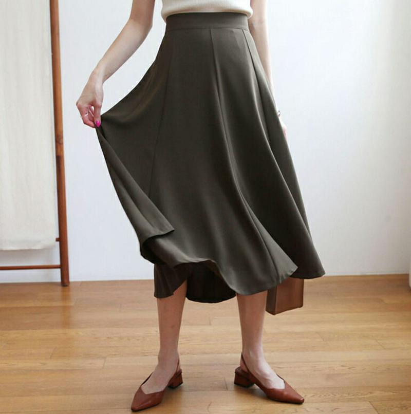 【配送遅延】【新作10%OFF】バックゴムフレアスカート・全4色・b47940 レディース【sk】【韓国 ファッション スカート