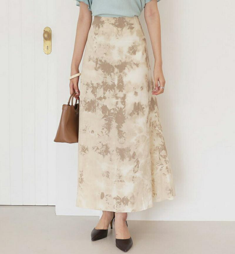 【配送遅延】【新作10%OFF】パターンフレアスカート・全2色・t56708 レディース【sk】【韓国 ファッション スカート 