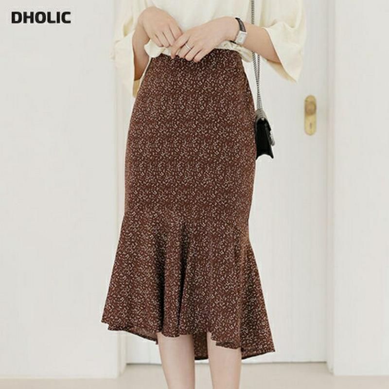 パターンマーメイドスカート・全4色・b56693 レディース【sk】【韓国 ファッション ボトムス スカート ミディ丈 マーメイ