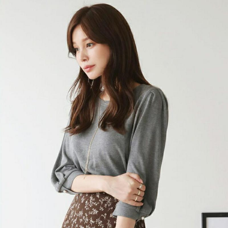 【配送遅延】パールスリーブニット・全5色・b63687 レディース【tops】【韓国 ファッション トップス ニット ニットトッ