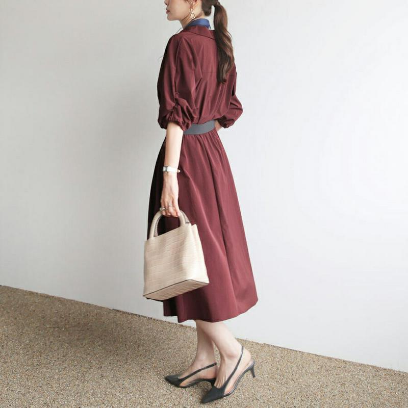 【配送遅延】【新作10%OFF】カラーブラウス&ベルト付スカートSET・全3色・b63706 レディース【ops】【韓国 ファッ