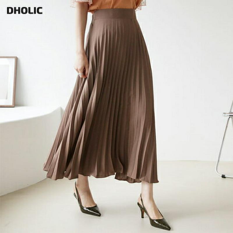 【新作10%OFF】プリーツスカート・全3色・b63709 レディース【sk】【韓国 ファッション スカート ロング ロングスカ