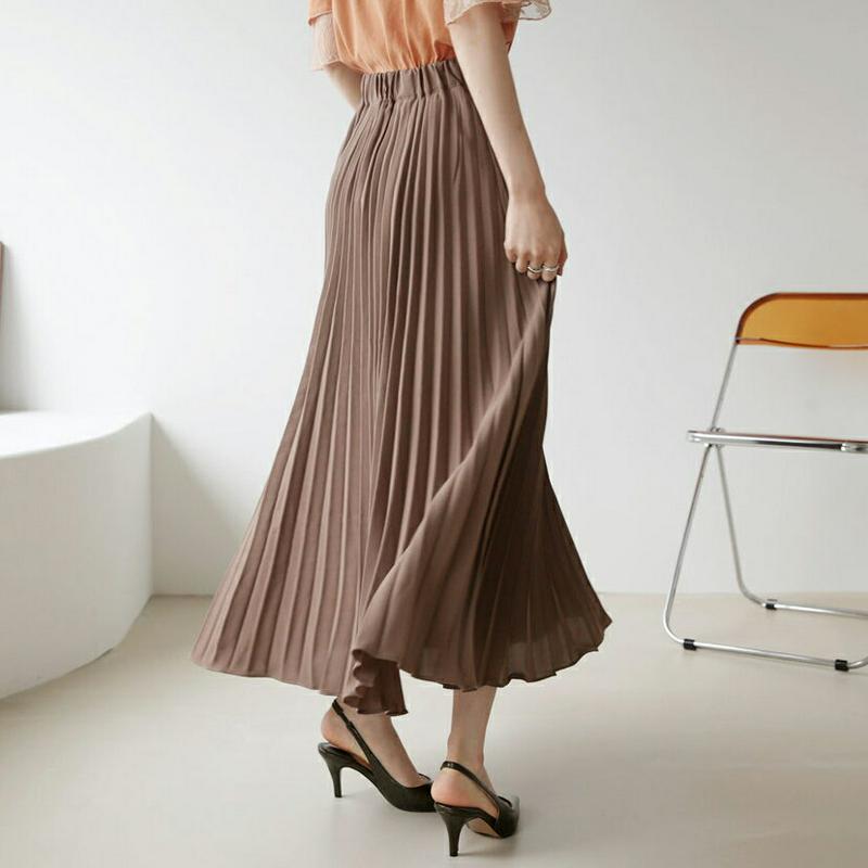 【新作10%OFF】プリーツスカート・全3色・b63709 レディース【sk】【韓国 ファッション スカート ロング ロングスカ