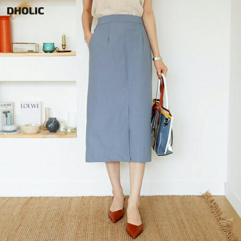 【配送遅延】バックゴムHラインスカート・全3色・b63304 レディース【sk】【韓国 ファッション スカート ミディ丈 ミディ