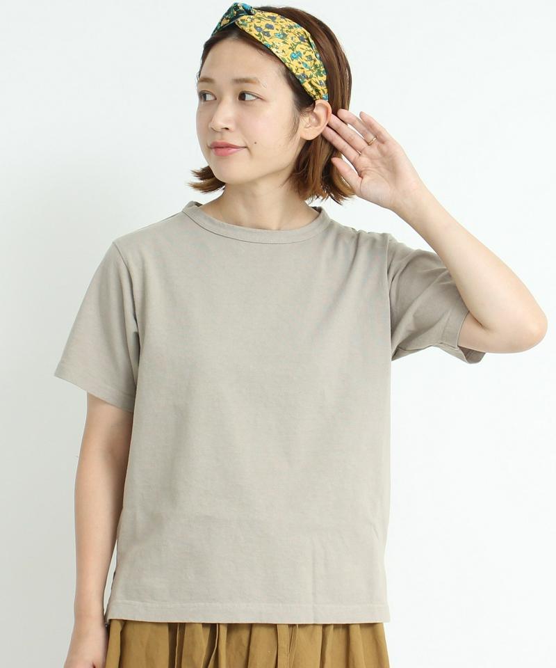 mat USAコットン 18/-天竺製品染めプルオーバー（mat quotidien）