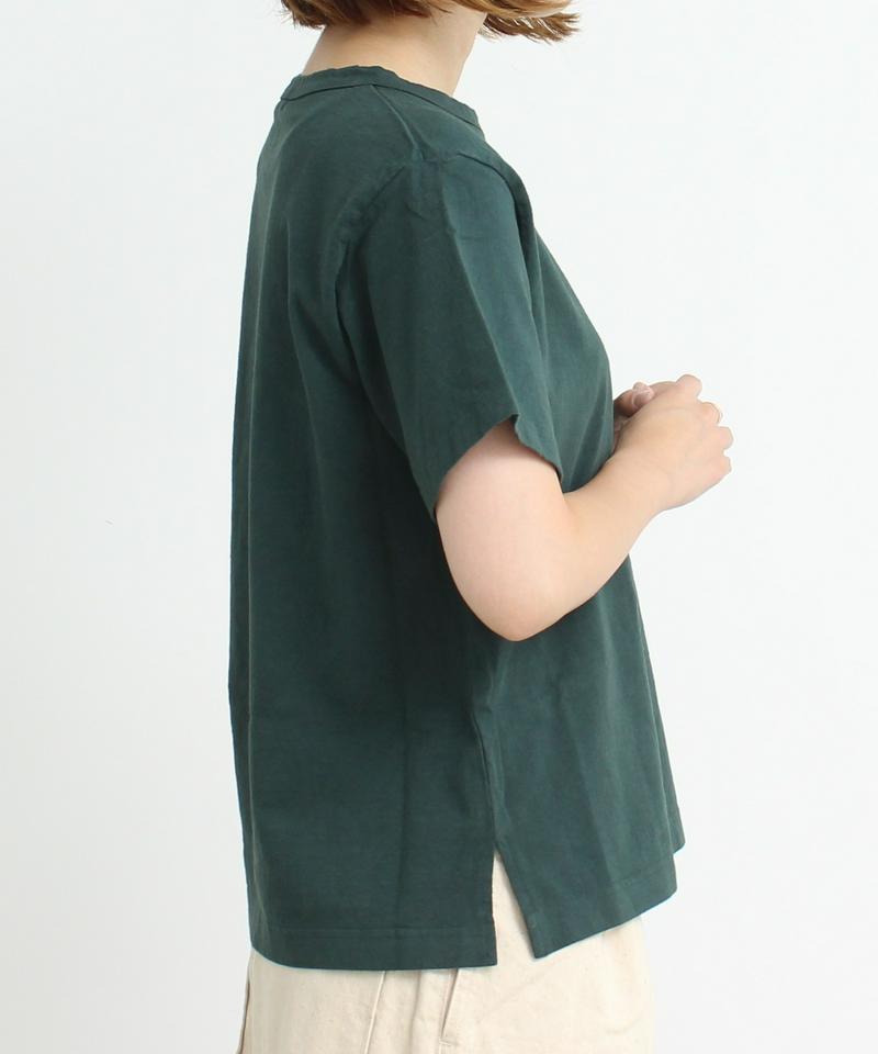 mat USAコットン 18/-天竺製品染めプルオーバー（mat quotidien）
