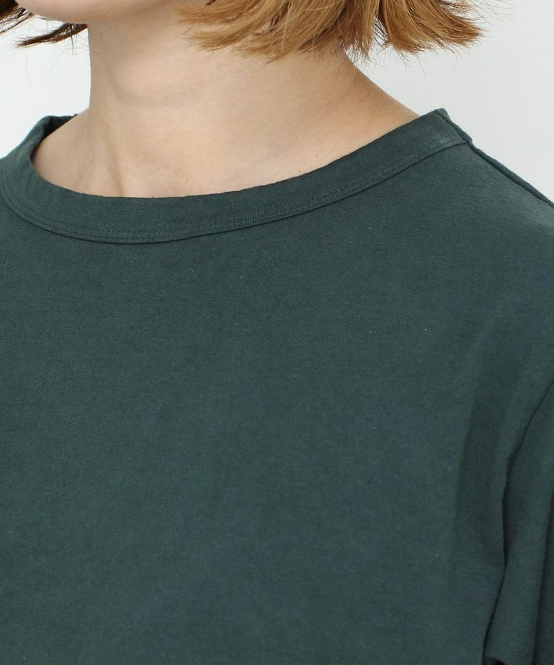 mat USAコットン 18/-天竺製品染めプルオーバー（mat quotidien）