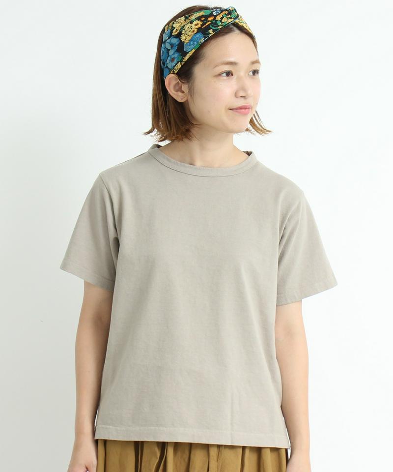 mat USAコットン 18/-天竺製品染めプルオーバー（mat quotidien）