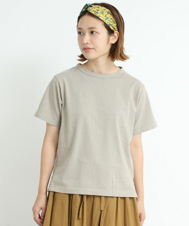 mat USAコットン 18/-天竺製品染めプルオーバー（mat quotidien）
