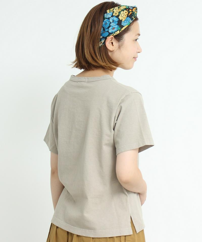 mat USAコットン 18/-天竺製品染めプルオーバー（mat quotidien）