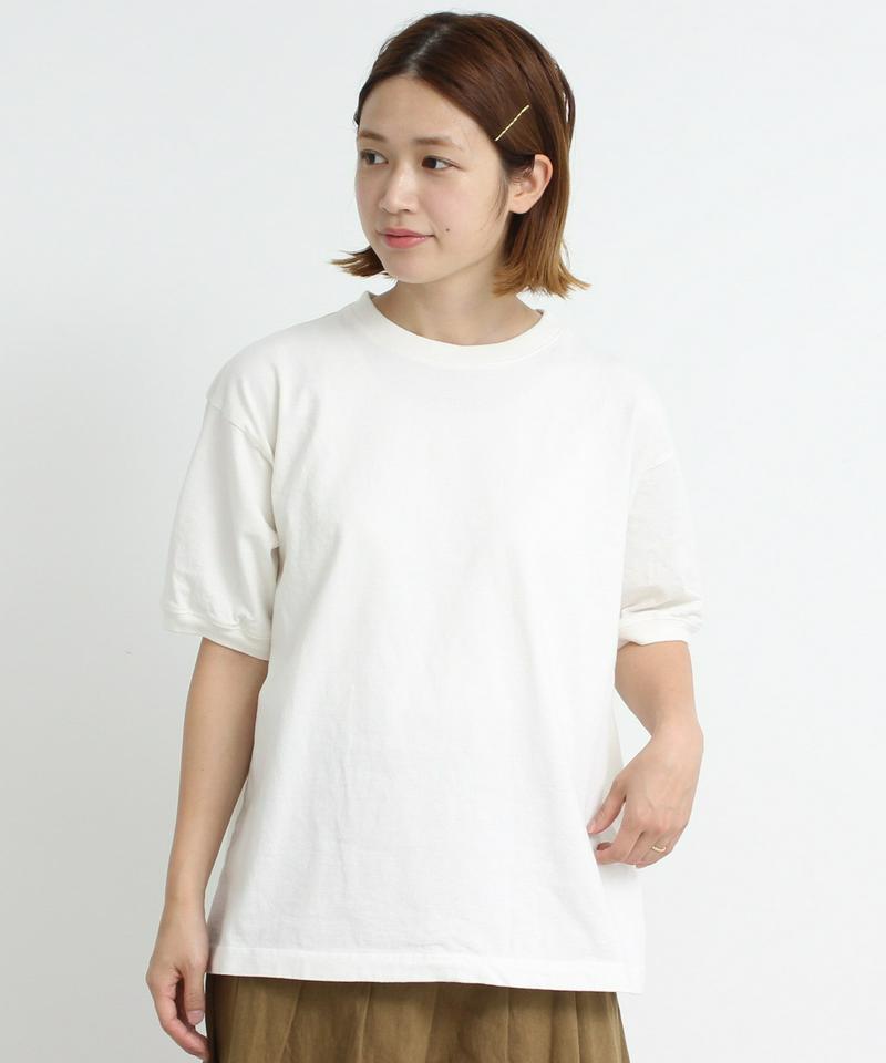 △mat　USAコットン18/-天竺 製品染め リブプルオーバー（mat quotidien）