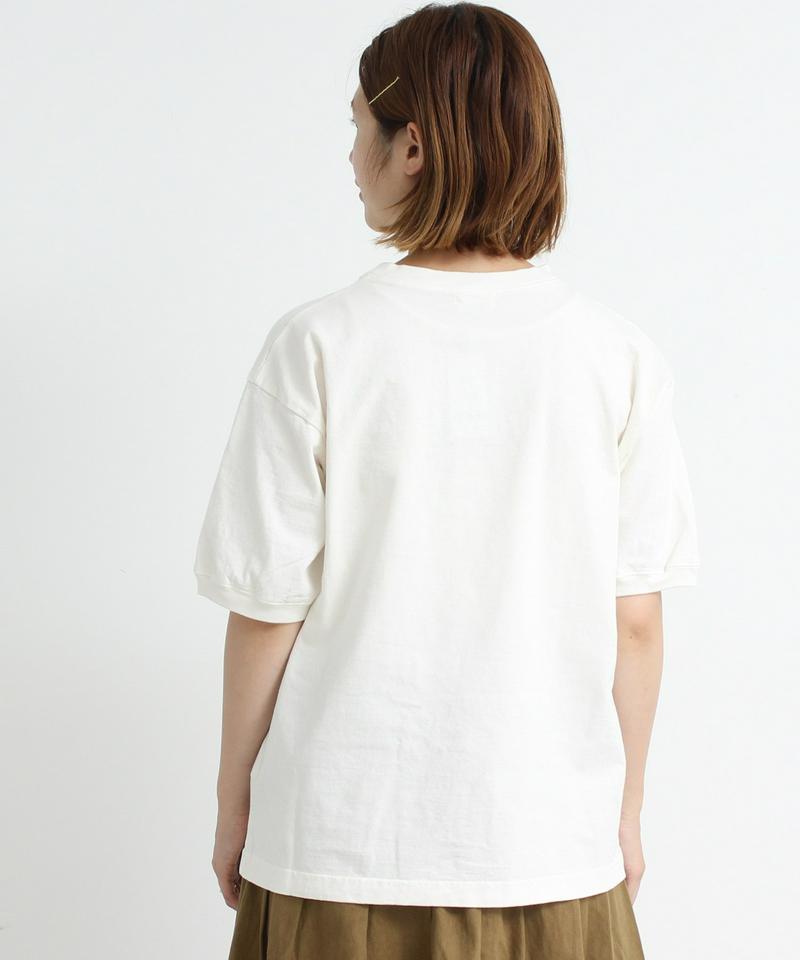 △mat　USAコットン18/-天竺 製品染め リブプルオーバー（mat quotidien）