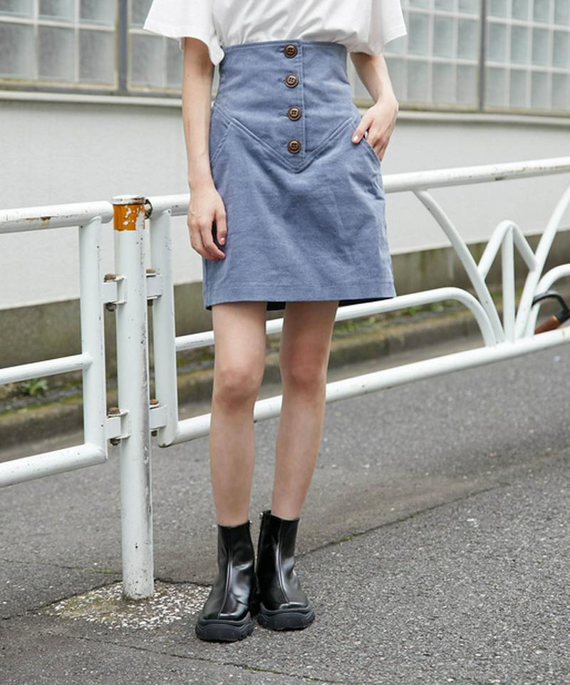 コーデュロイミニスカートショーパン