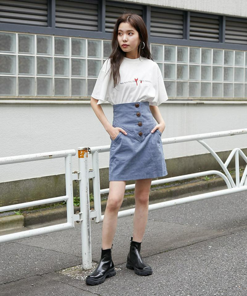 コーデュロイミニスカートショーパン