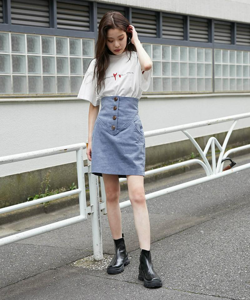 コーデュロイミニスカートショーパン