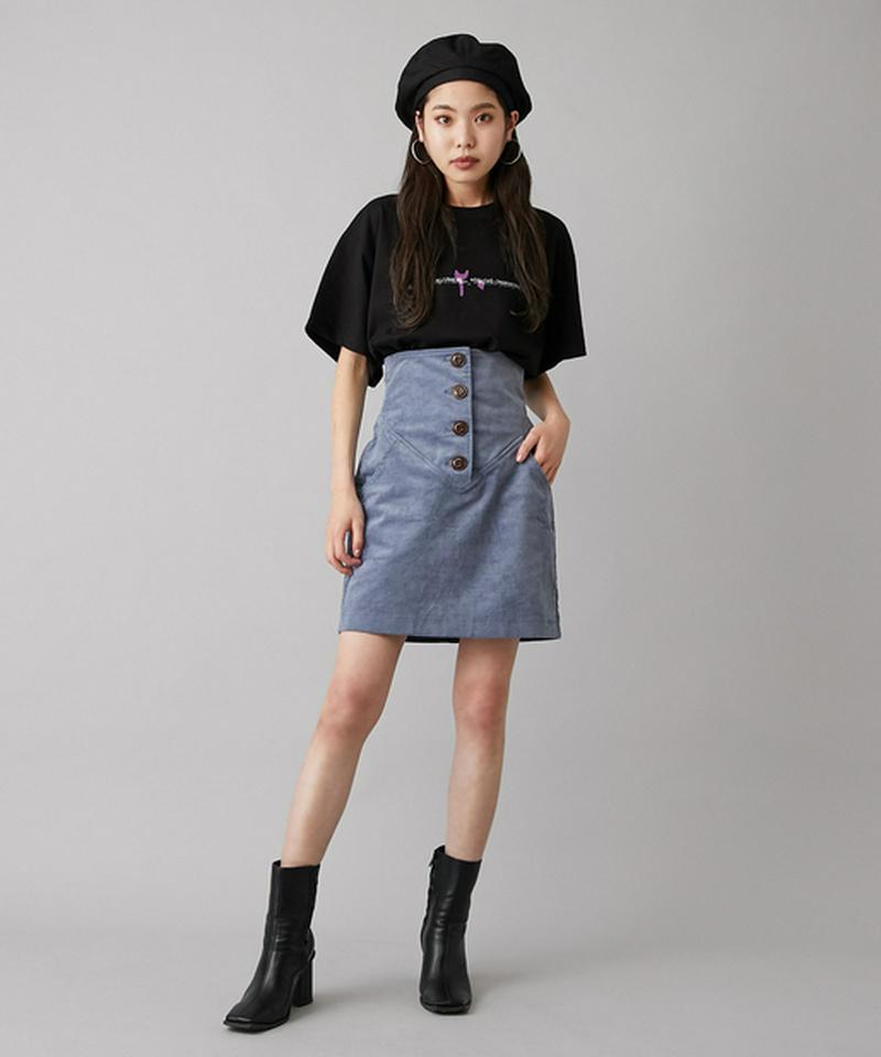 コーデュロイミニスカートショーパン