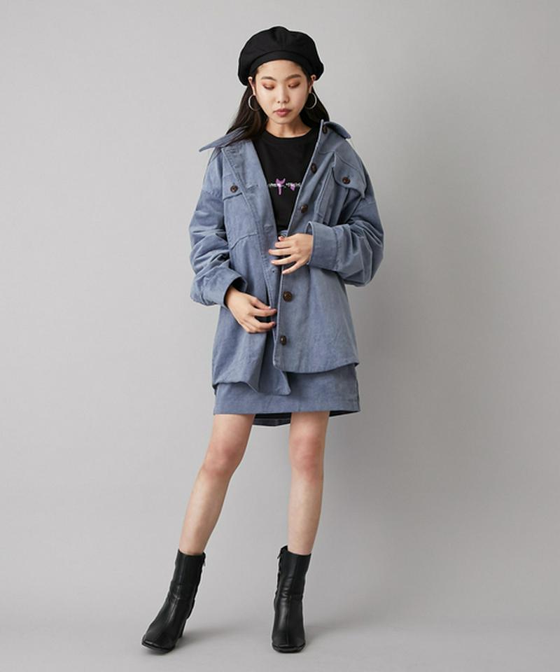 コーデュロイミニスカートショーパン