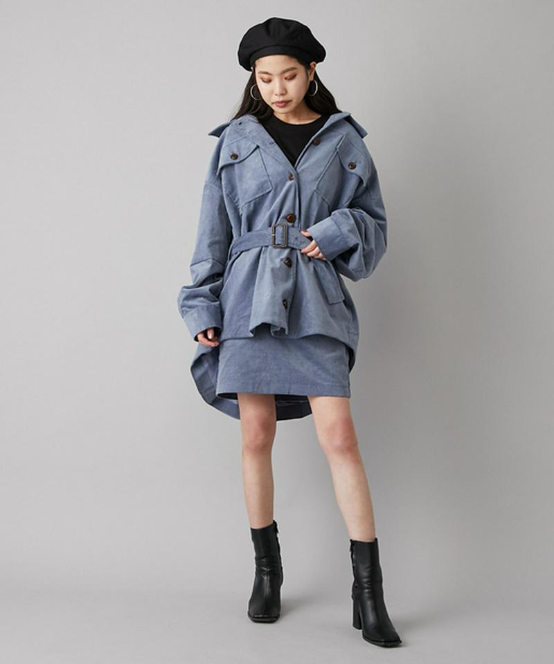 コーデュロイミニスカートショーパン